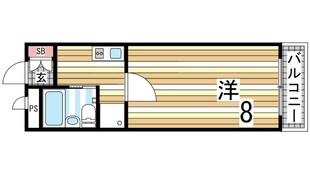 コウアロイヤル垂水PartIIの物件間取画像